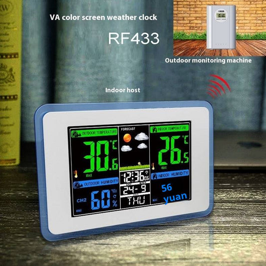 433MHZ Wireless Transmission Color Display Weather Forecast Bell